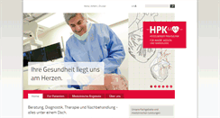Desktop Screenshot of hpk-kardiologie.de